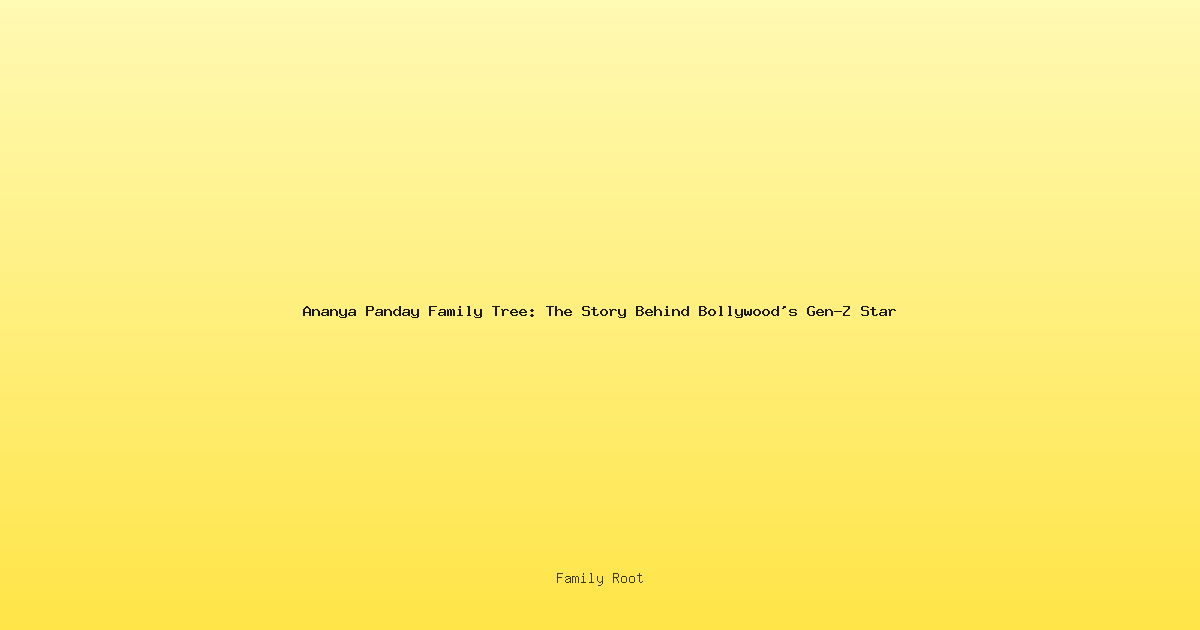 Ananya Panday Family Tree: The Story Behind Bollywood's Gen-Z Star