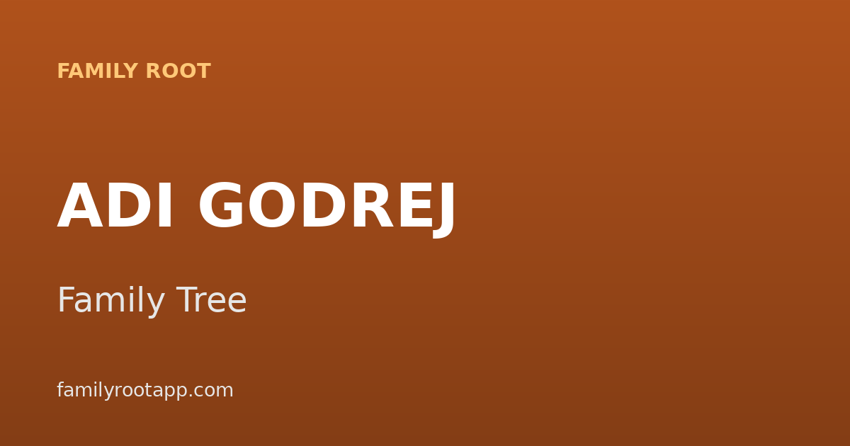 Adi Godrej Family Tree: The Story Behind the Patriarch of the Godrej Group