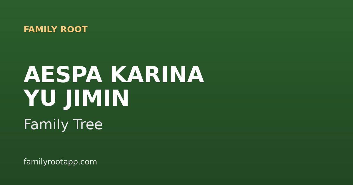aespa Karina Family Tree: The Story Behind aespa's Leader