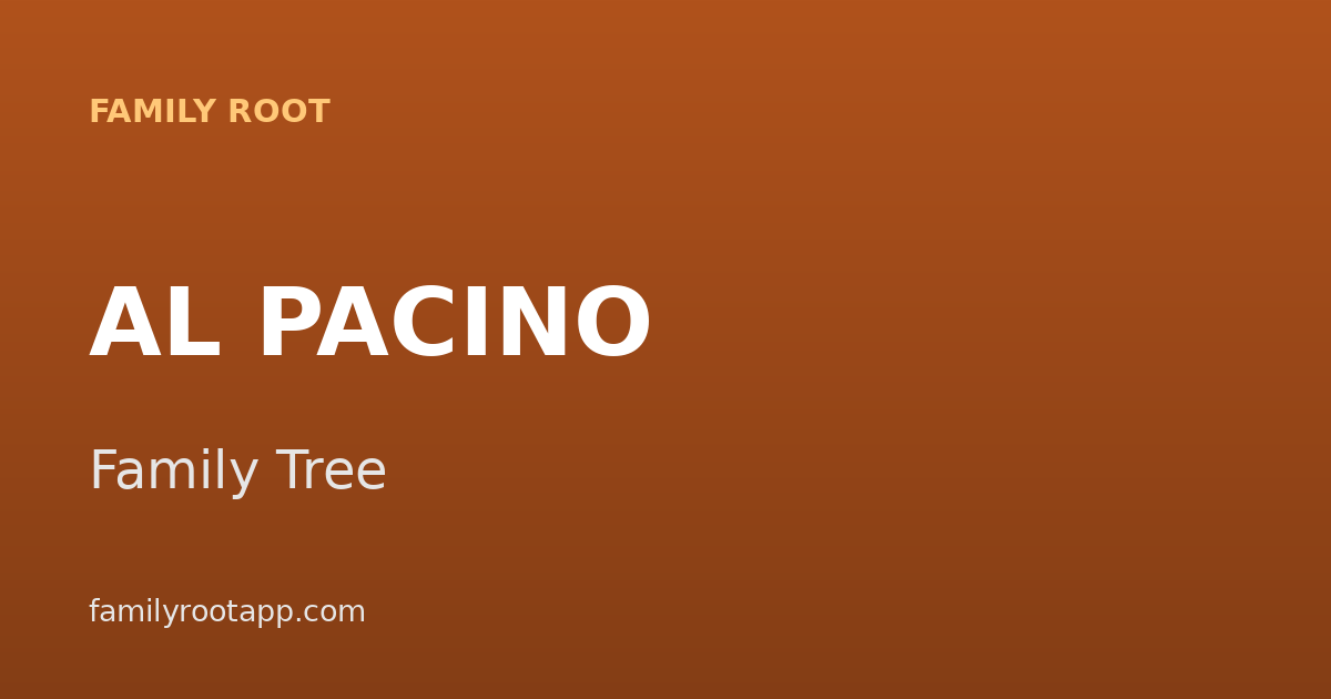 Al Pacino Family Tree: The Story Behind Hollywood's Sicilian-American Master