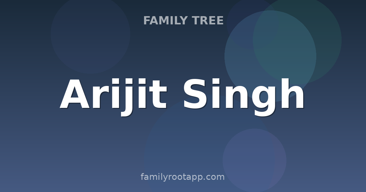 Arijit Singh Family Tree: The Story Behind India's Most-Played Voice