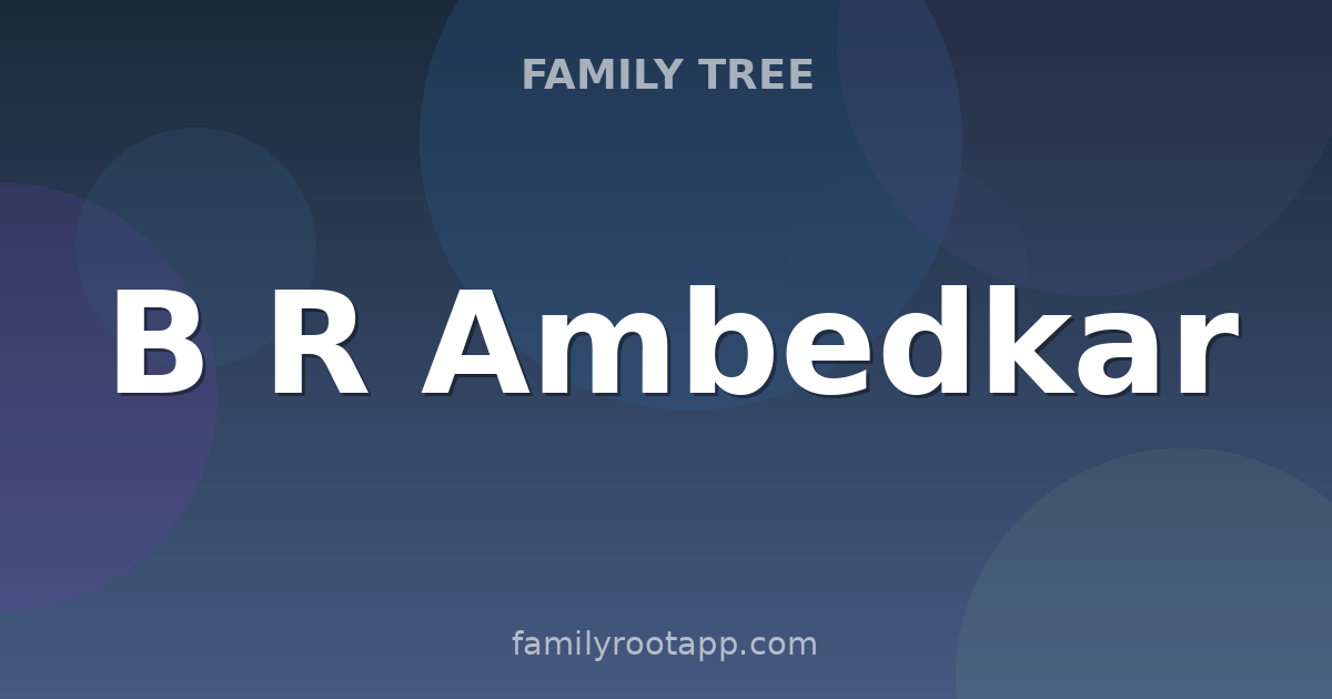 B R Ambedkar Family Tree: The Story Behind The Constitution of India's Architect