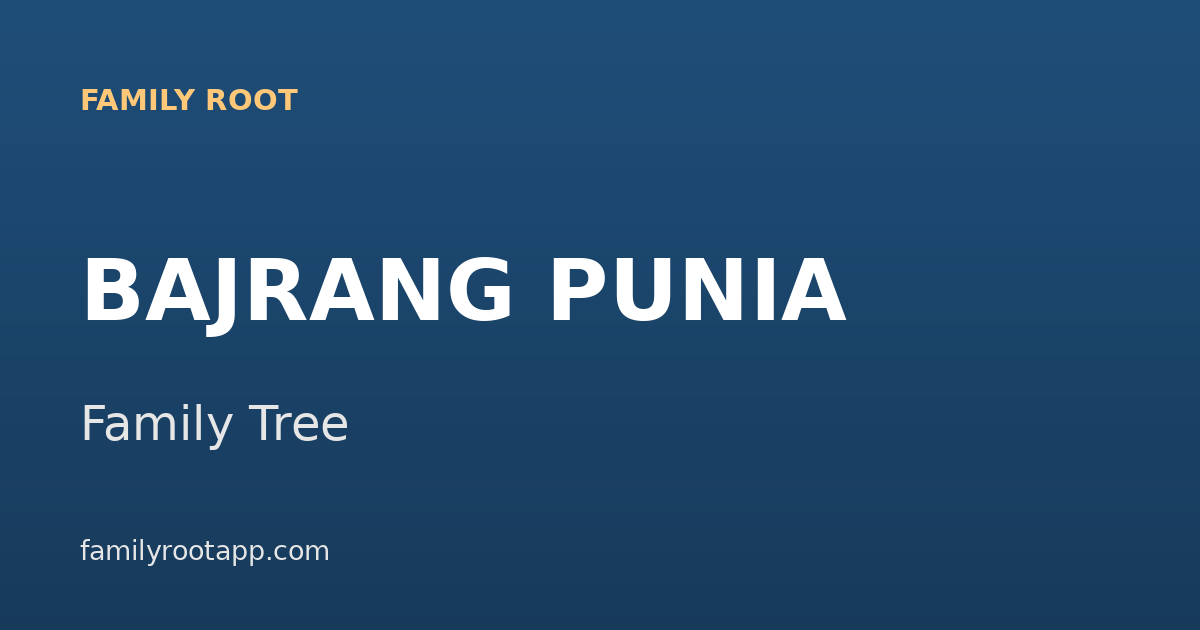 Bajrang Punia Family Tree: The Story Behind India's Tokyo Wrestling Bronze Medallist