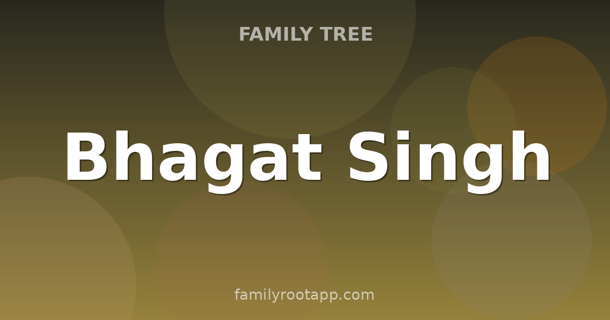 Bhagat Singh Family Tree: The Story Behind India's Revolutionary Martyr