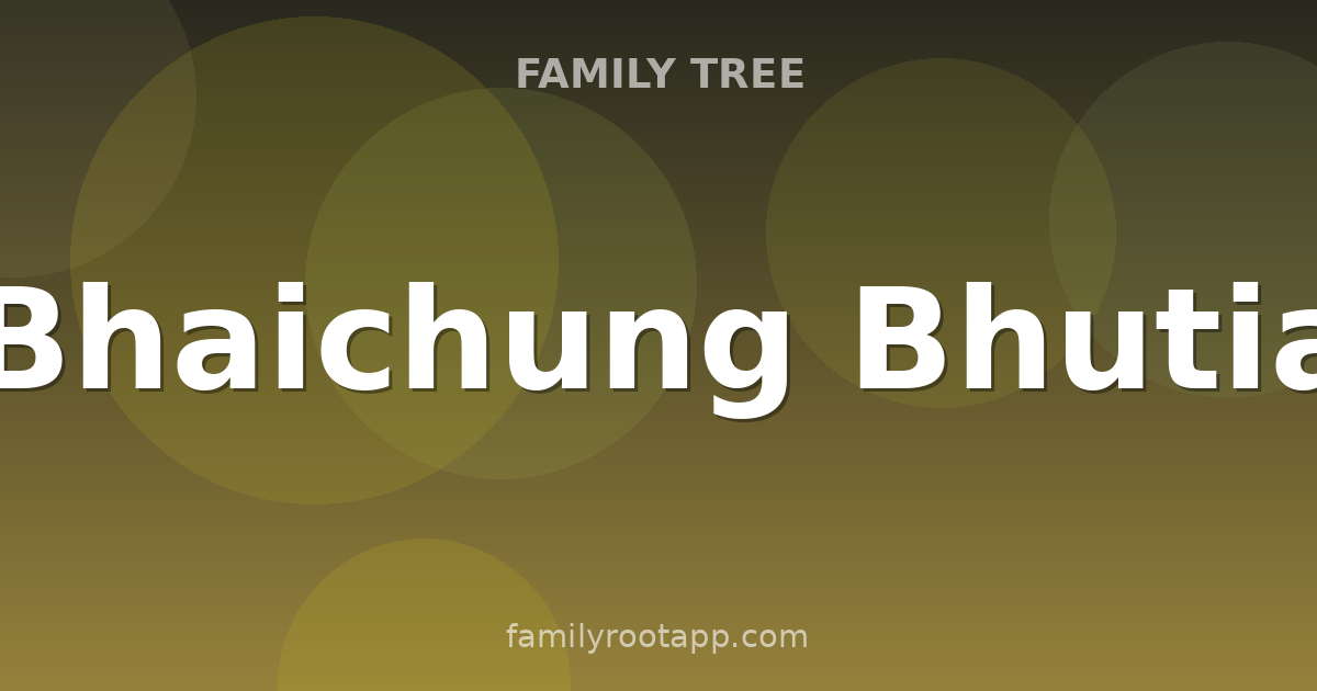 Bhaichung Bhutia Family Tree: The Story Behind Indian Football's Sikkimese Sniper