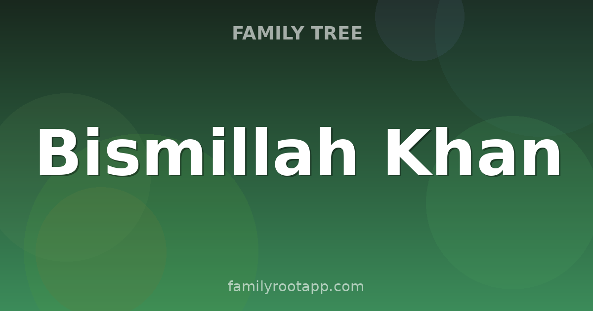 Bismillah Khan Family Tree: The Story Behind India's Shehnai Maestro