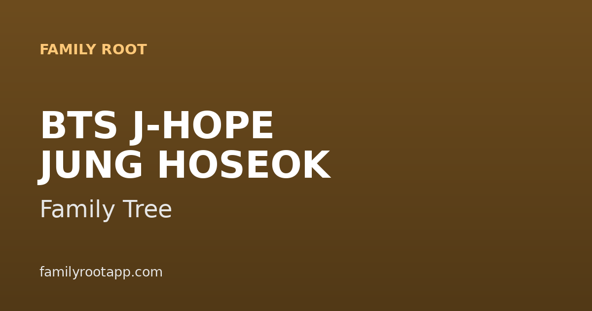 BTS J-Hope Family Tree: The Story Behind BTS's Dance Lead