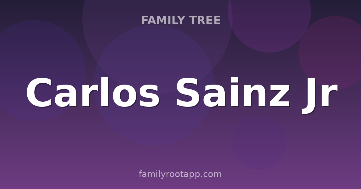 Carlos Sainz Jr Family Tree: The Story Behind a Spanish F1 Driver