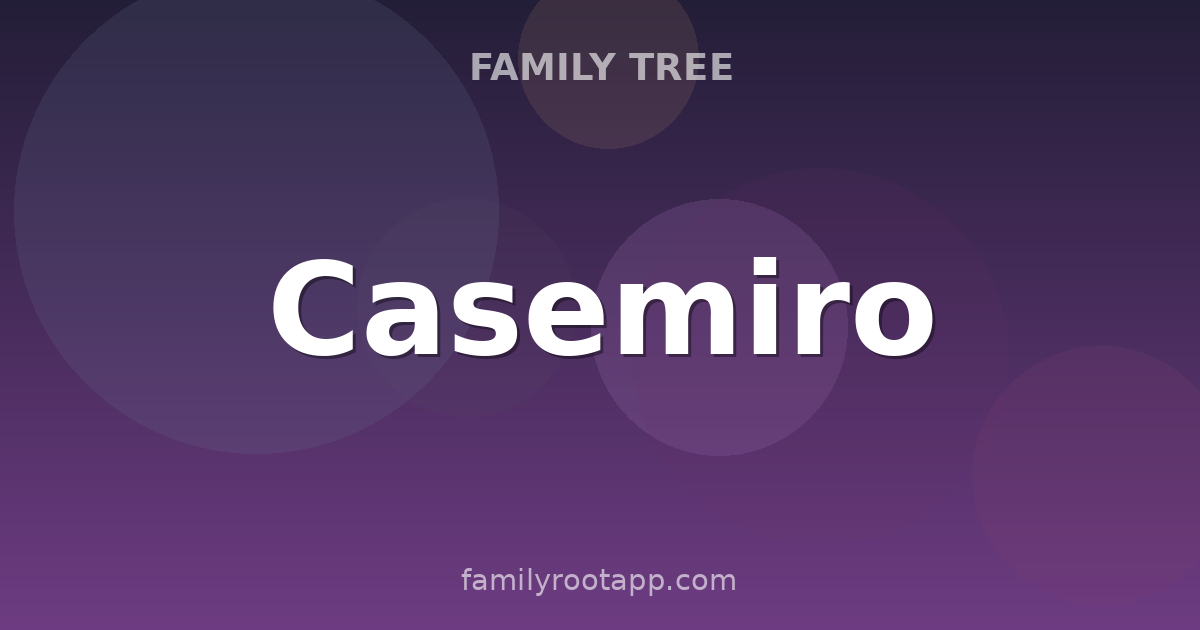 Casemiro Family Tree: The Story Behind Manchester United's Brazilian Anchor