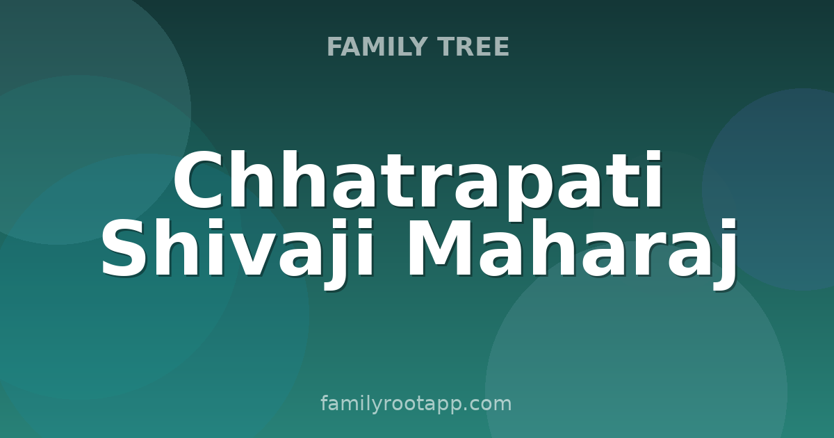 Chhatrapati Shivaji Maharaj Family Tree: The Story Behind The Maratha Empire's Founder
