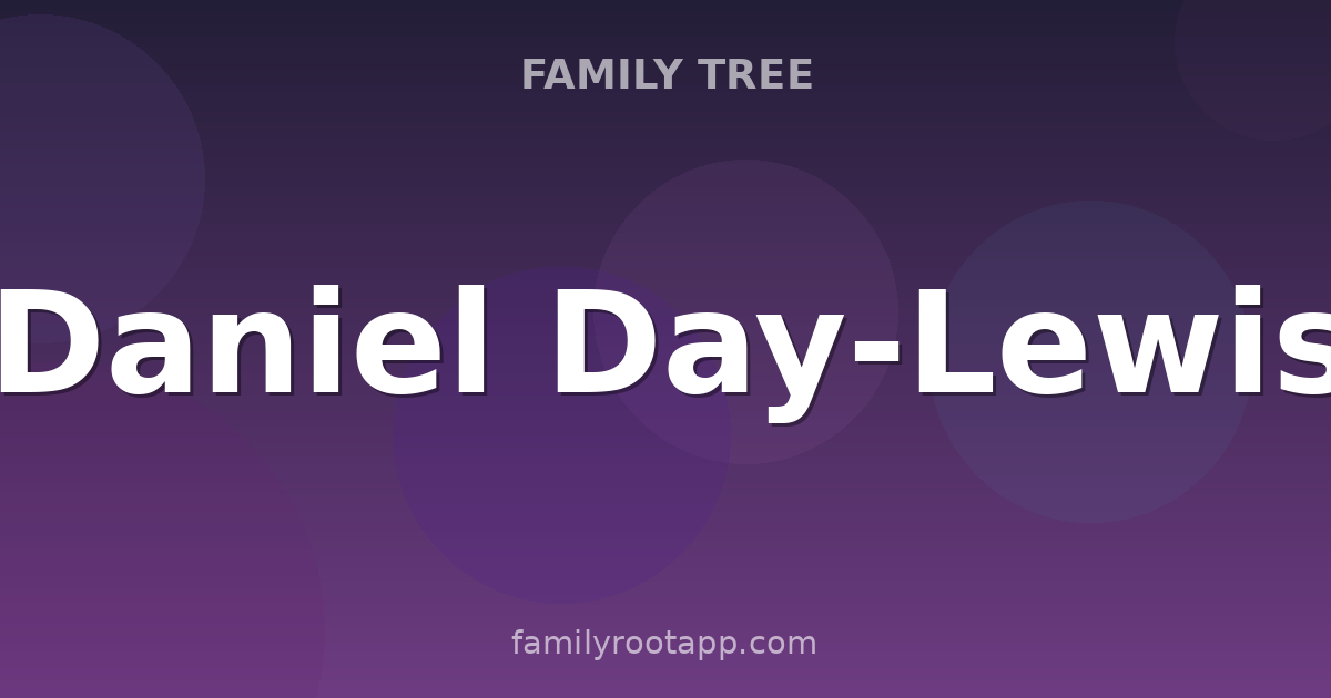 Daniel Day-Lewis Family Tree: The Story Behind The Three-Time Oscar Winner