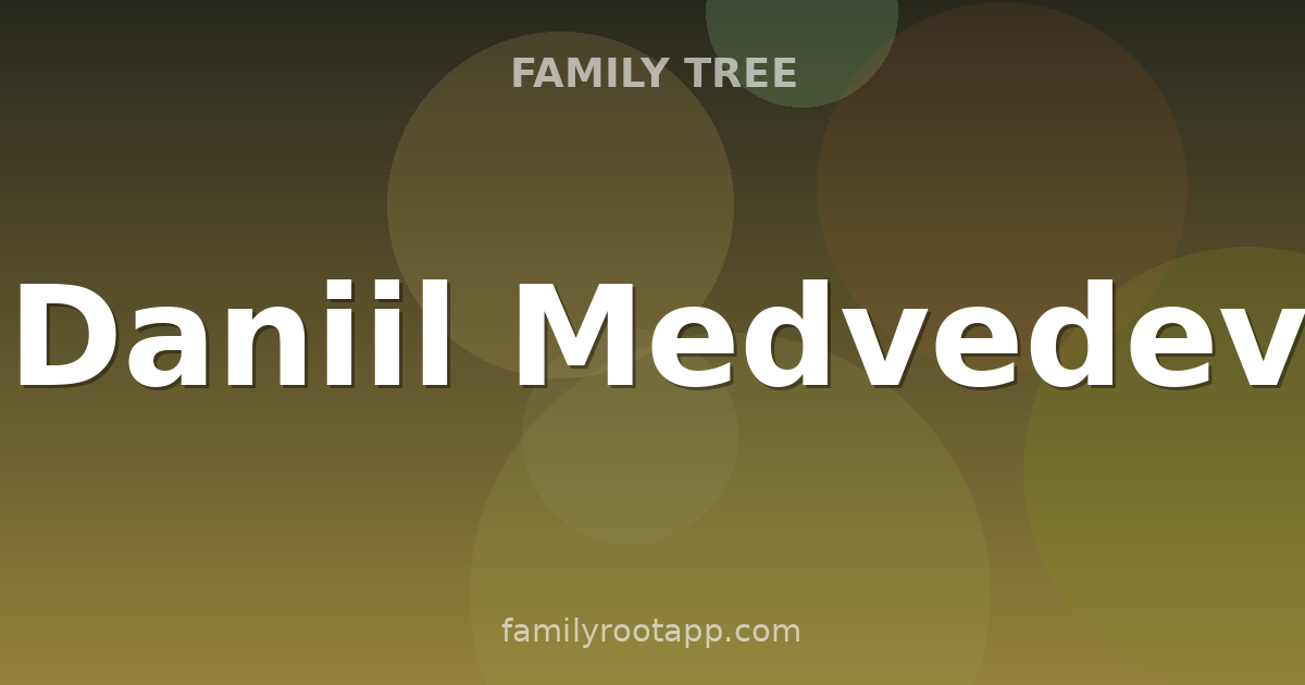 Daniil Medvedev Family Tree: The Story Behind Russia's Tennis Star