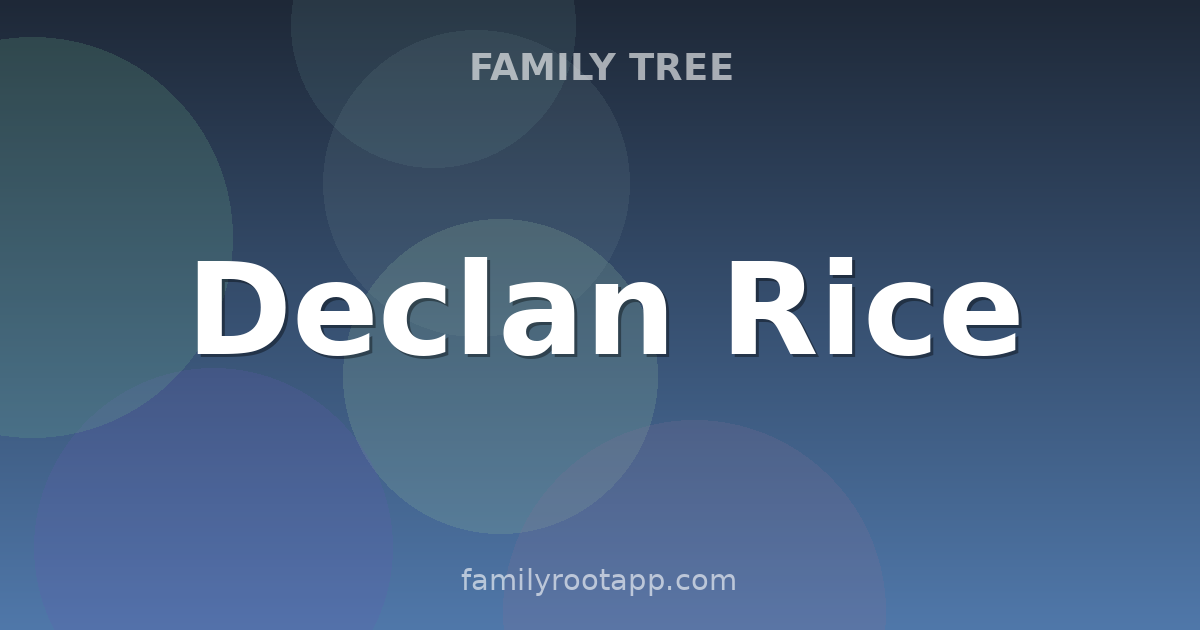 Declan Rice Family Tree: The Story Behind Arsenal's English Midfielder