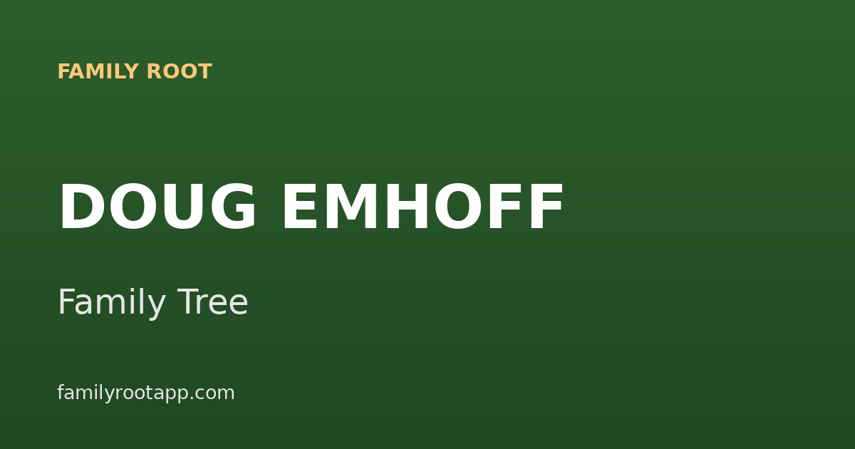 Doug Emhoff Family Tree: The Story Behind America's First Second Gentleman