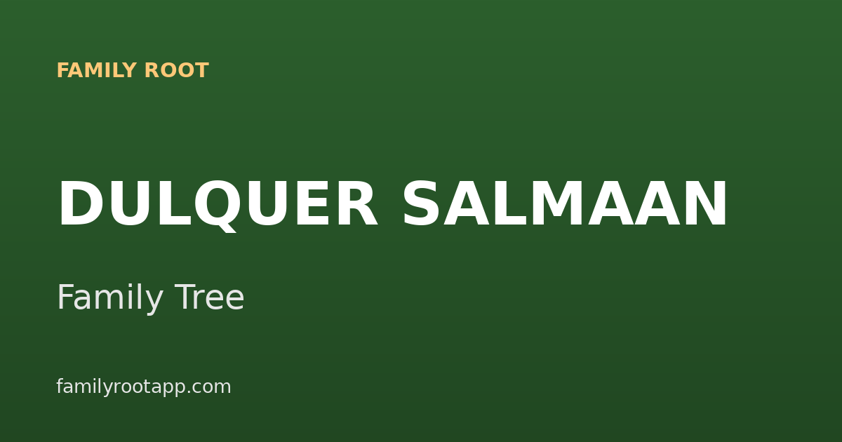Dulquer Salmaan Family Tree: The Story Behind Malayalam Cinema's Modern Romantic Lead