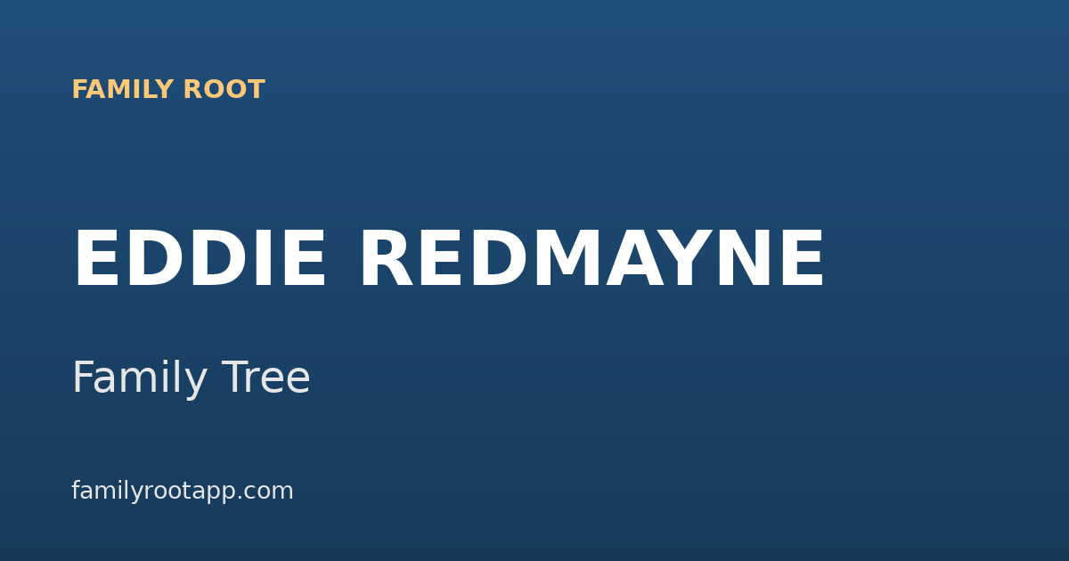 Eddie Redmayne Family Tree: The Story Behind the Oscar-Winning British Actor