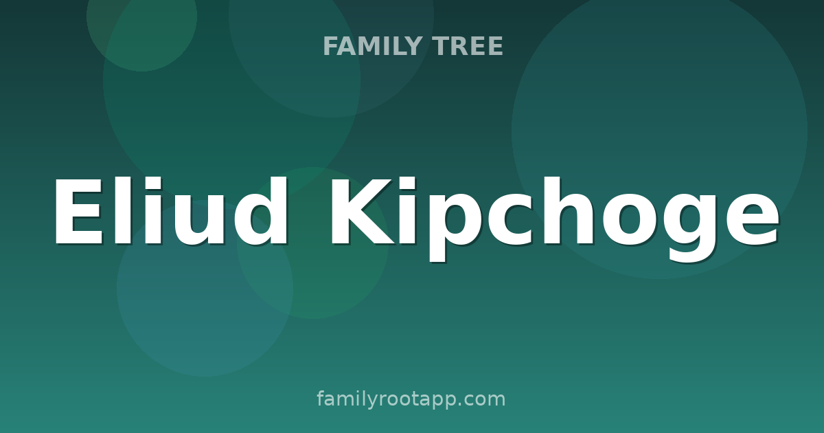 Eliud Kipchoge Family Tree: The Story Behind Marathon's First Sub-Two-Hour Runner