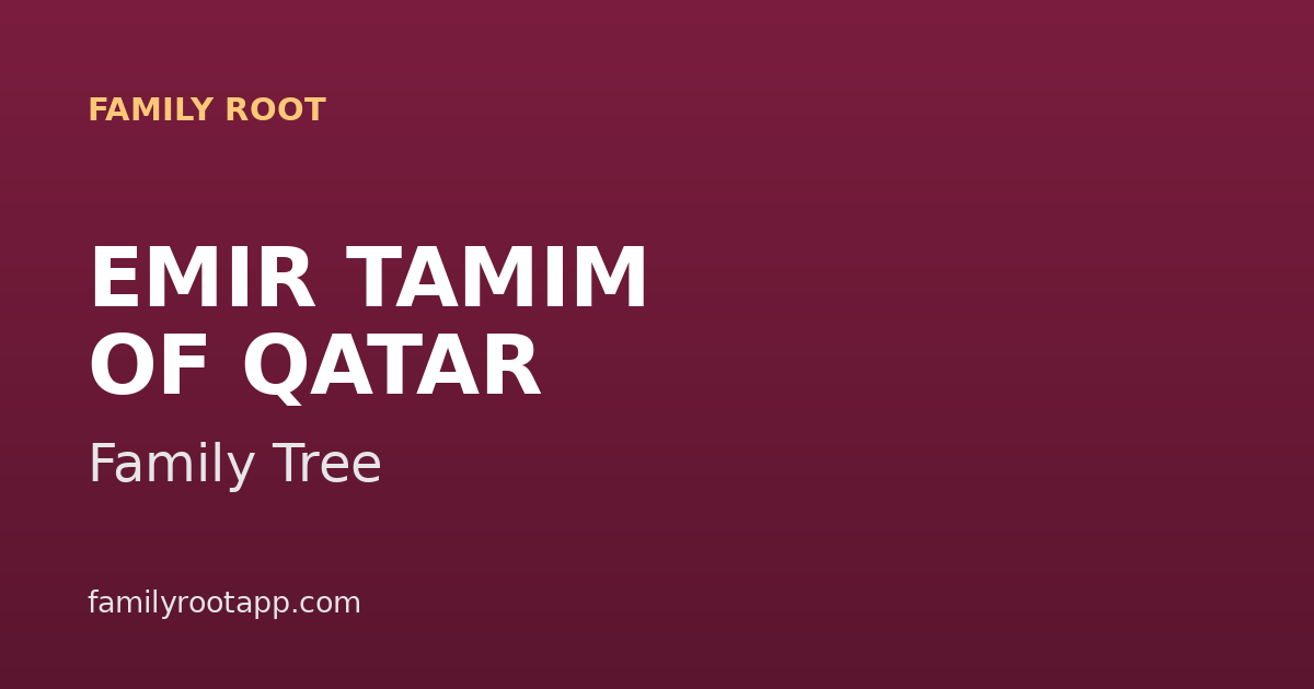 Emir Tamim Family Tree: The Story Behind Qatar's Young Modern Monarch