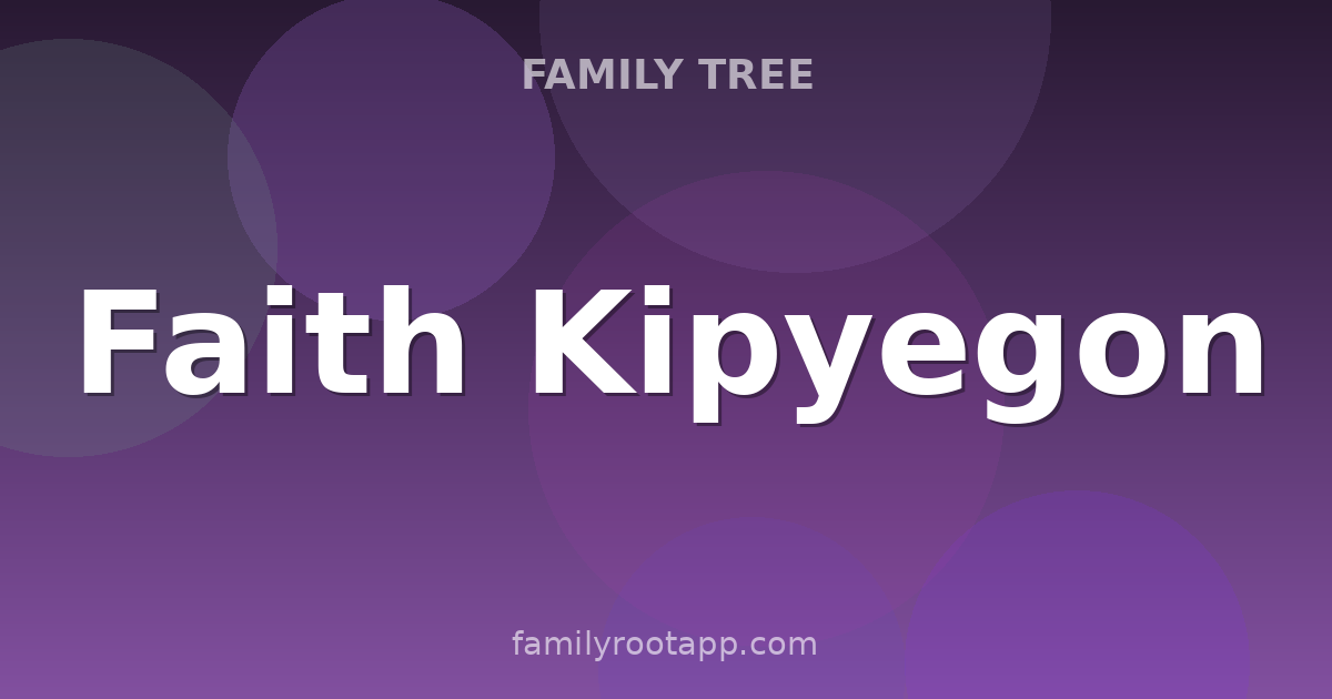 Faith Kipyegon Family Tree: The Story Behind Kenya's Three-Time 1500m Olympic Champion