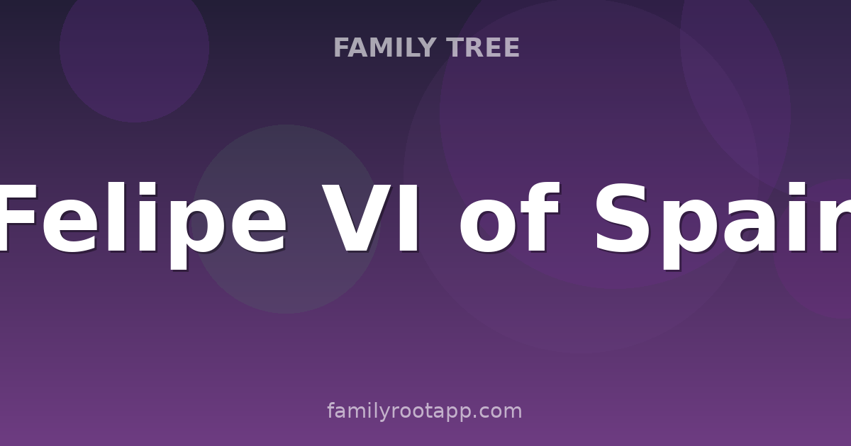 Felipe VI of Spain Family Tree: The Story Behind Spain's Modern King