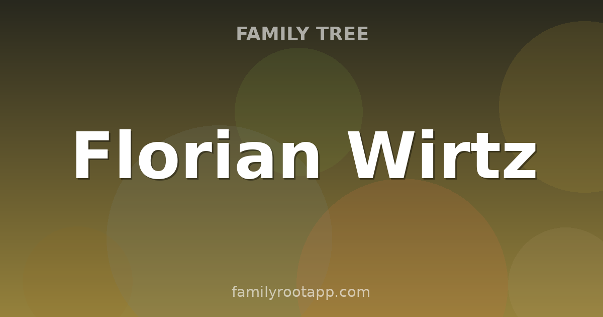 Florian Wirtz Family Tree: The Story Behind Germany's New Number 10