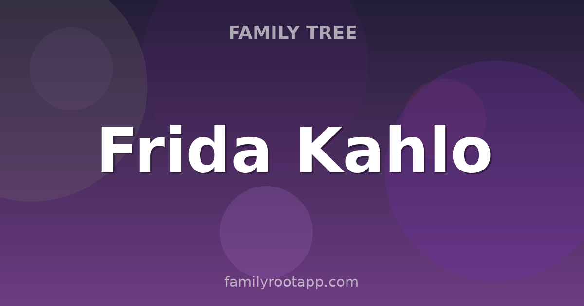 Frida Kahlo Family Tree: The Story Behind Mexico's Most-Iconic Painter