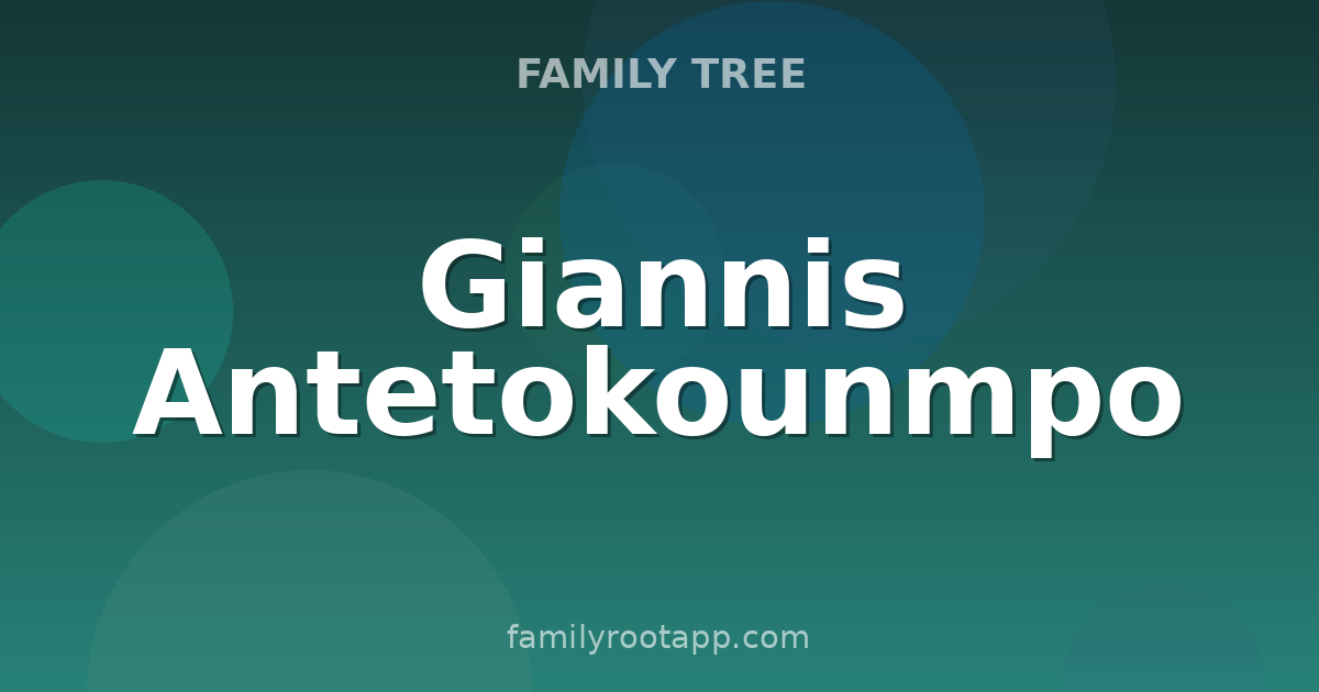 Giannis Antetokounmpo Family Tree: The Story Behind The Greek Freak