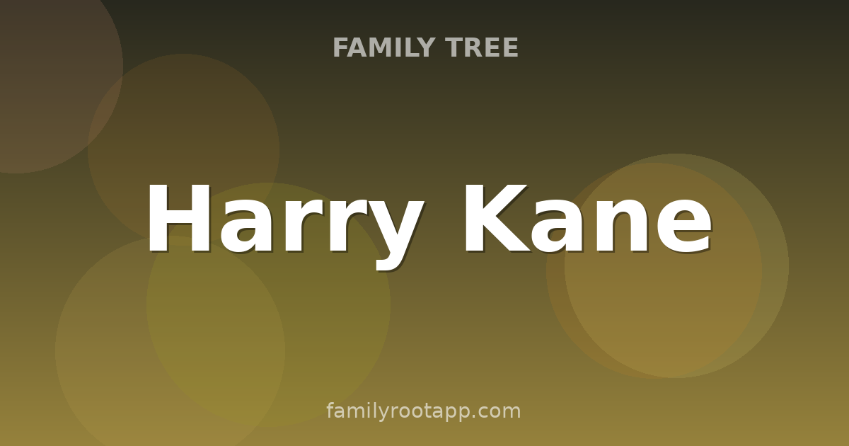 Harry Kane Family Tree: The Story Behind England's Captain