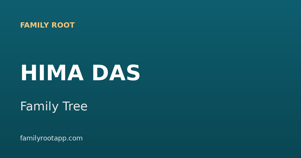Hima Das Family Tree: The Story Behind India's "Dhing Express" Sprinter