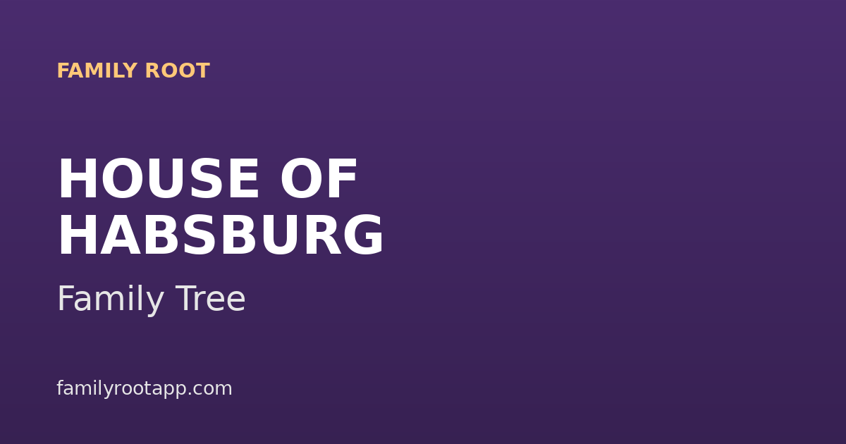 House of Habsburg Family Tree: The Story Behind Europe's Most Influential Dynasty