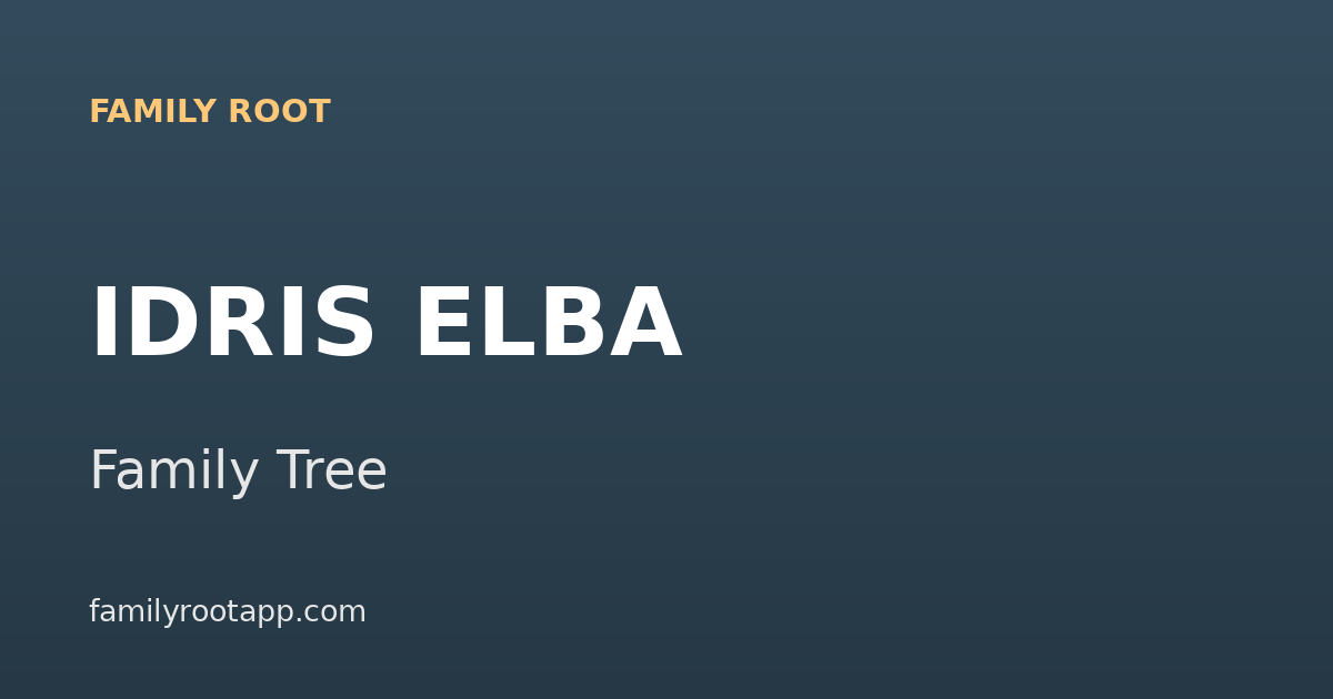 Idris Elba Family Tree: The Story Behind Britain's Most Versatile Modern Actor