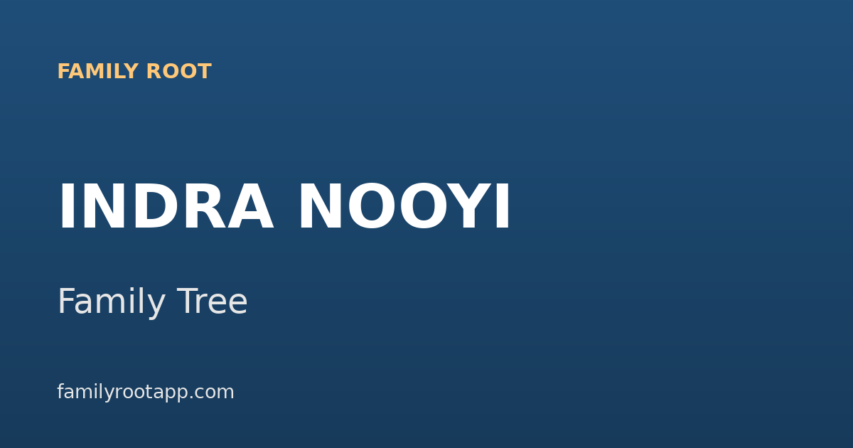 Indra Nooyi Family Tree: The Story Behind PepsiCo's Former CEO
