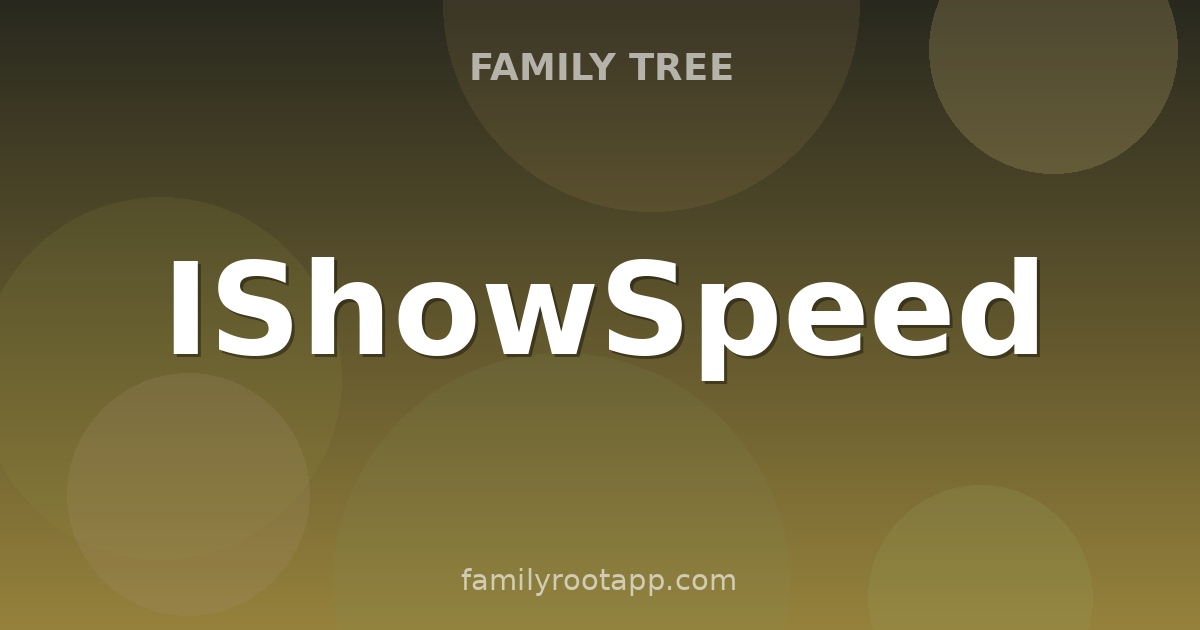 IShowSpeed Family Tree: The Story Behind YouTube's Loudest Streamer