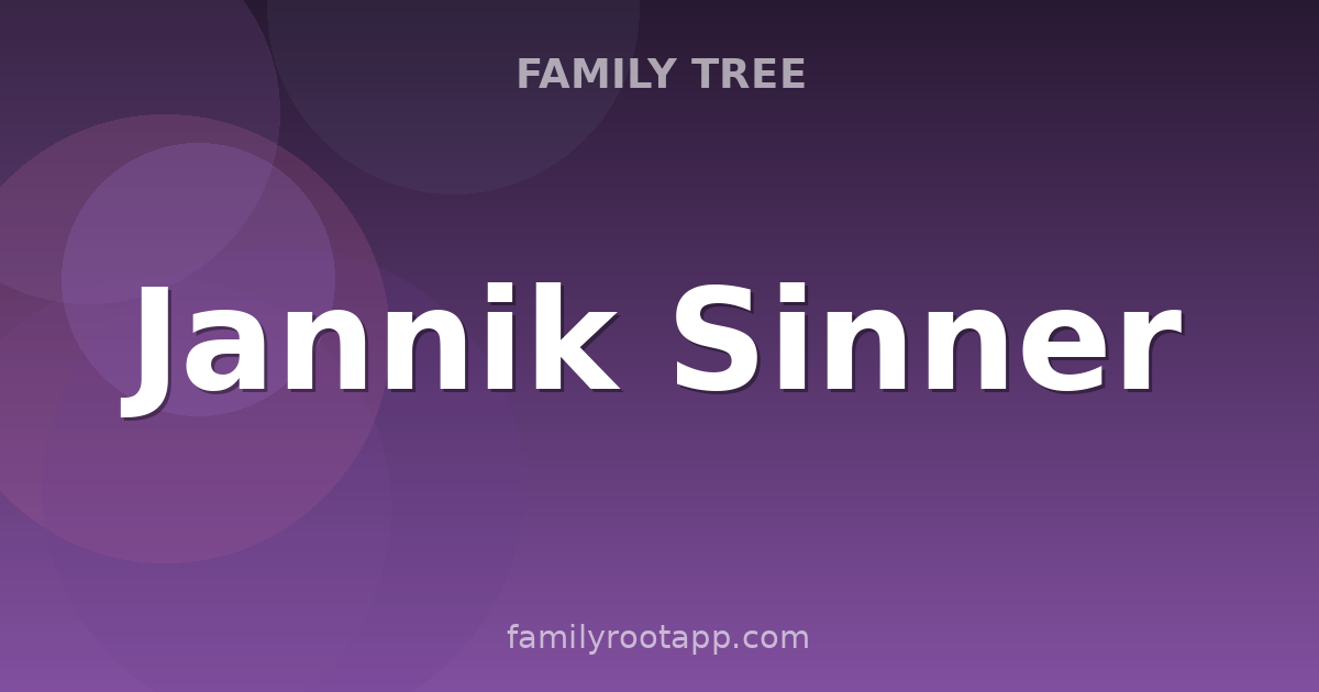 Jannik Sinner Family Tree: The Story Behind Italy's World No. 1