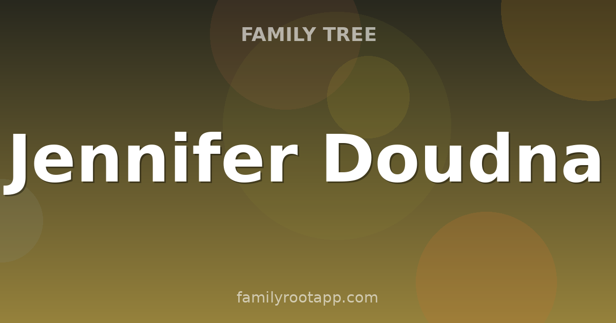 Jennifer Doudna Family Tree: The Story Behind CRISPR-Cas9's Nobel Laureate