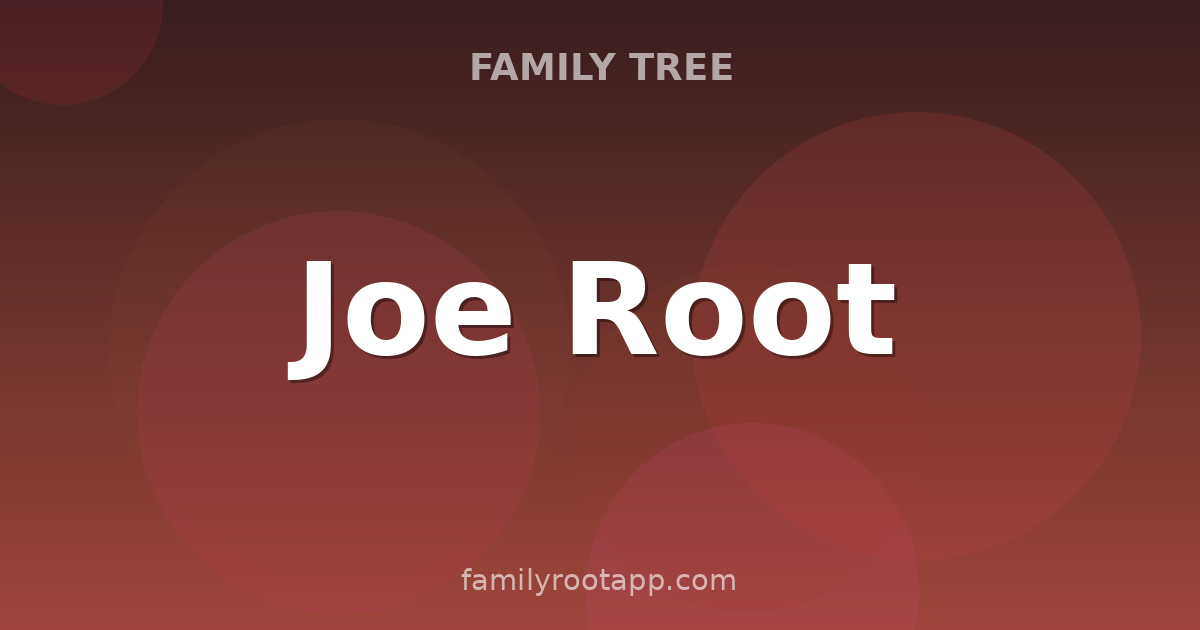Joe Root Family Tree: The Story Behind England's Most-Prolific Test Batter