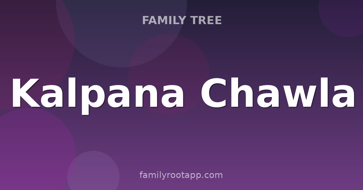 Kalpana Chawla Family Tree: The Story Behind India's First Woman in Space