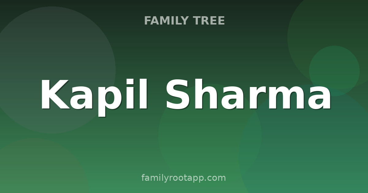 Kapil Sharma Family Tree: The Story Behind India's Most-Watched Comedian