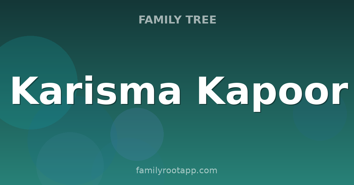 Karisma Kapoor Family Tree: The Story Behind Bollywood's First Kapoor Heroine