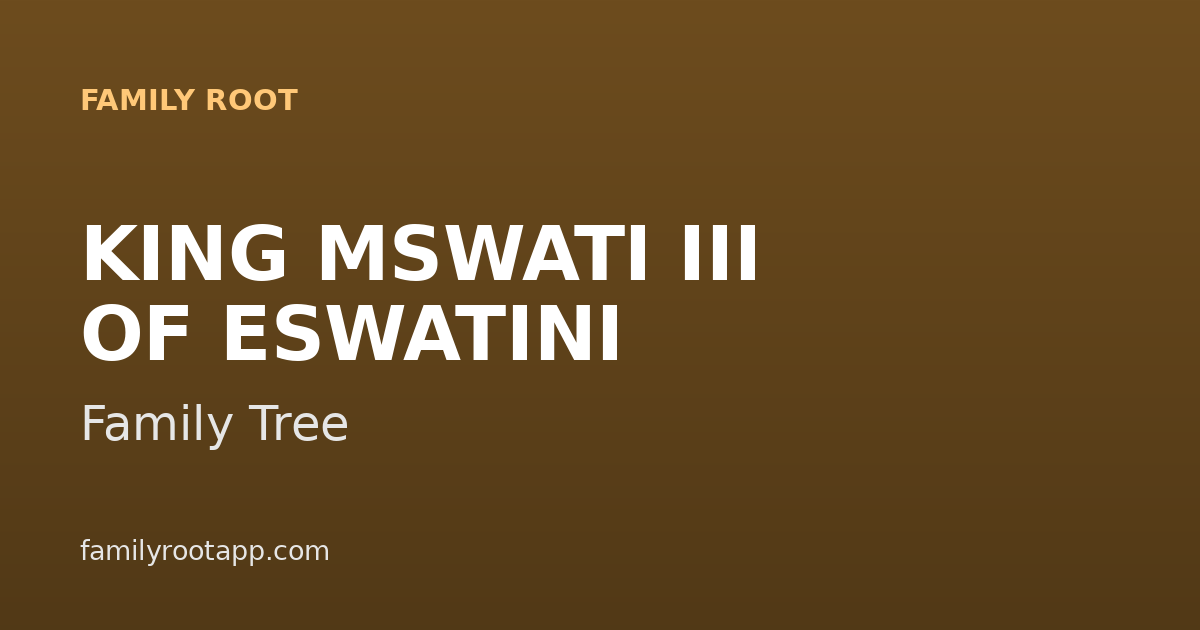 King Mswati III Family Tree: The Story Behind Africa's Last Absolute Monarch