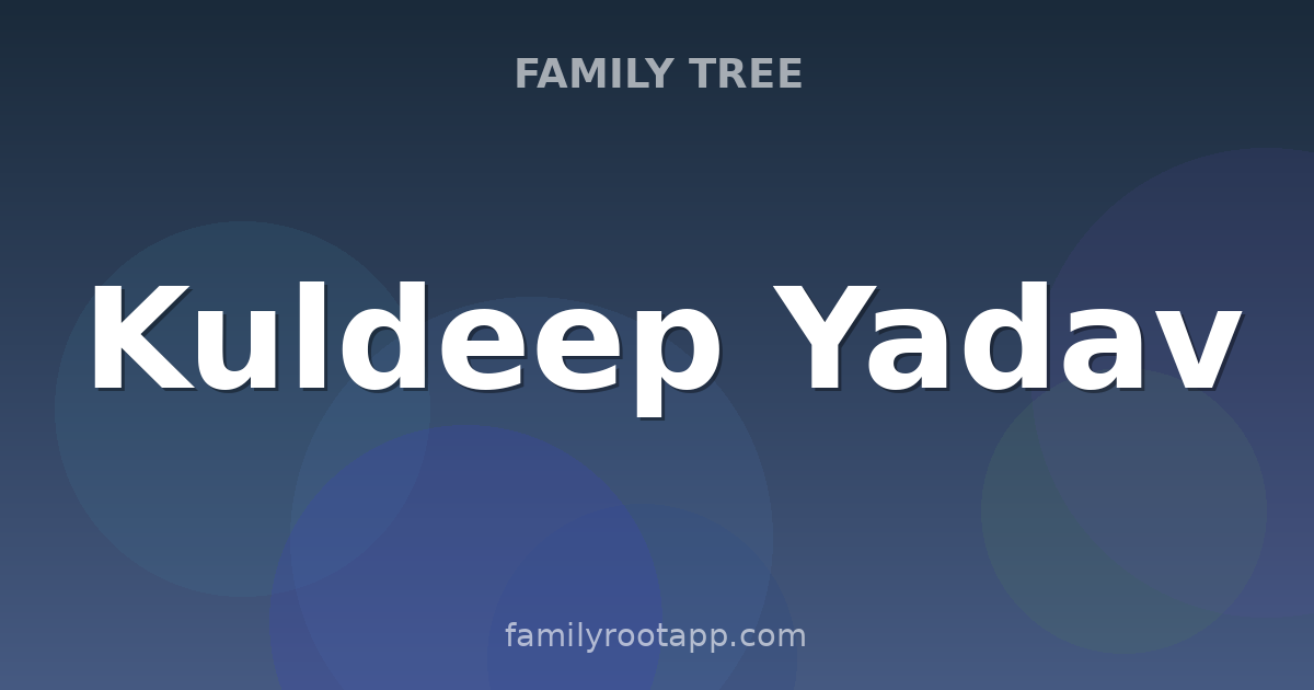 Kuldeep Yadav Family Tree: The Story Behind India's Chinaman Bowler