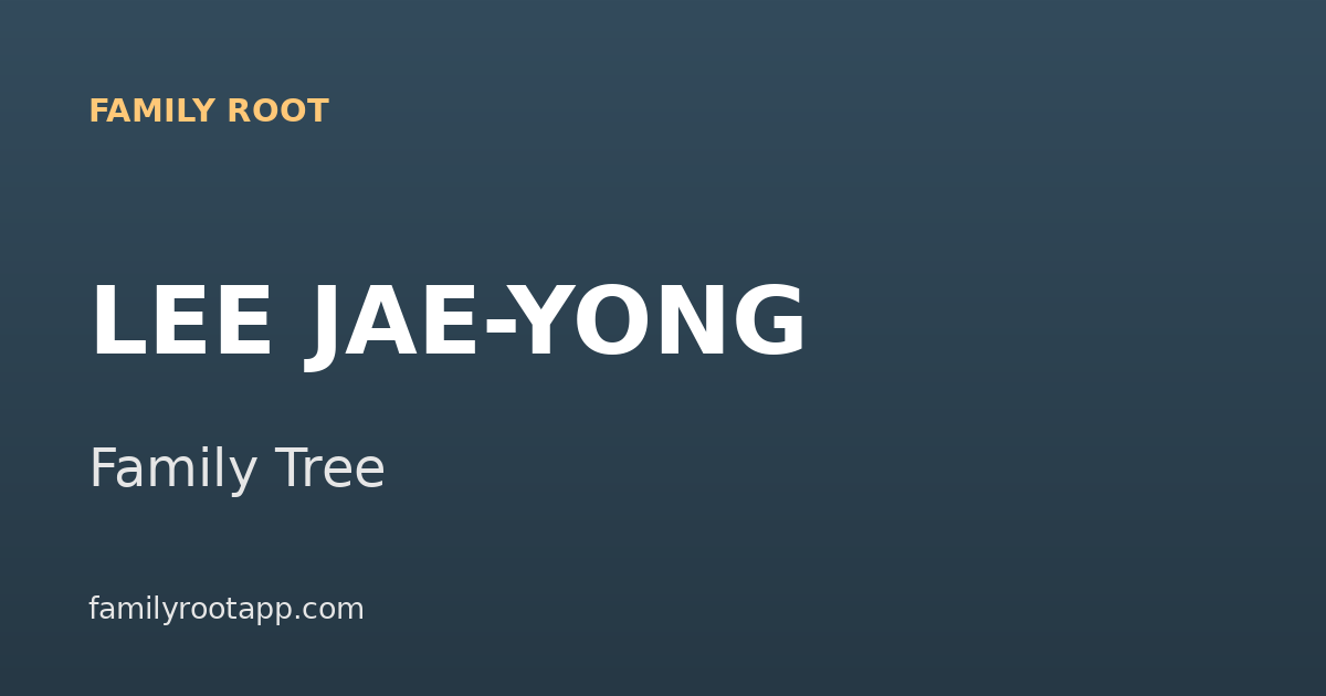 Lee Jae-yong Family Tree: The Story Behind Samsung's Dynastic Chairman