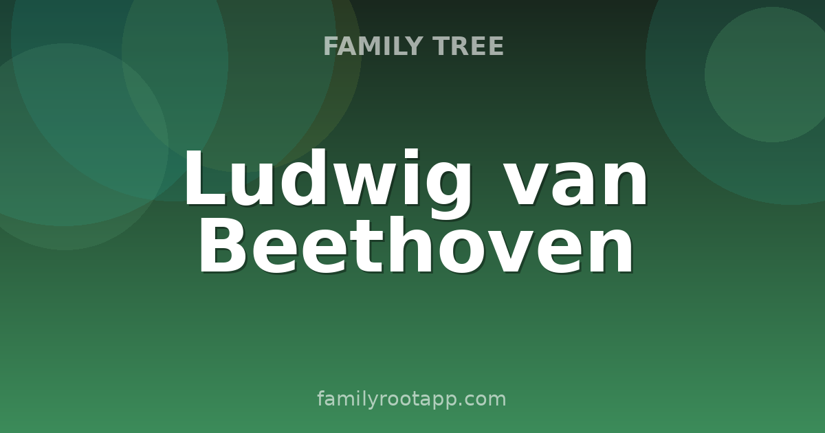 Ludwig van Beethoven Family Tree: The Story Behind The Ninth Symphony's Composer