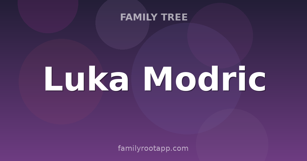Luka Modric Family Tree: The Story Behind Croatia's World Cup Captain