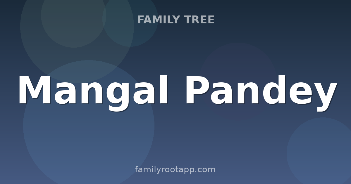Mangal Pandey Family Tree: The Story Behind The 1857 Sepoy Who Sparked The Indian Mutiny