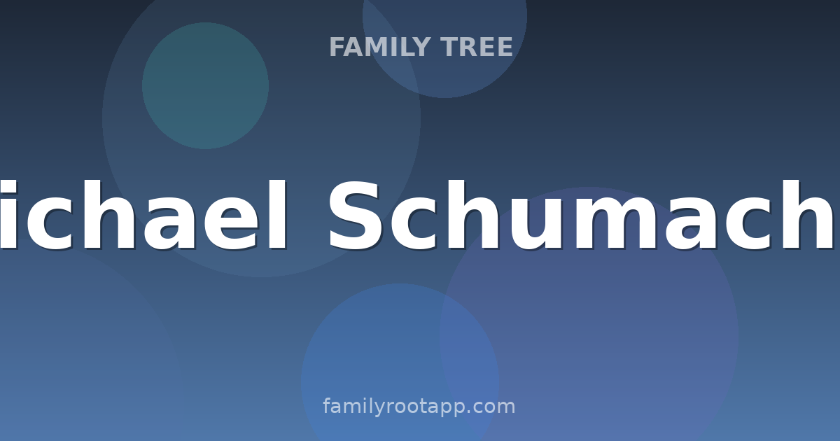 Michael Schumacher Family Tree: The Story Behind Ferrari's Seven-Time Champion