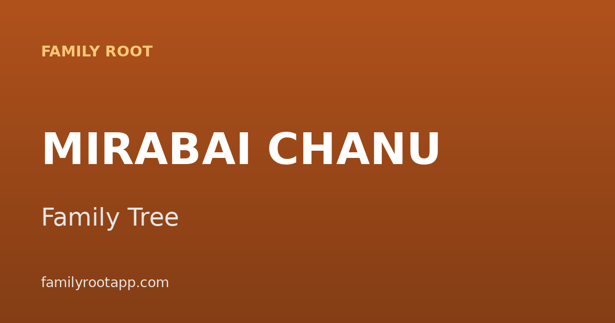 Mirabai Chanu Family Tree: The Story Behind India's Tokyo Olympic Silver Medallist