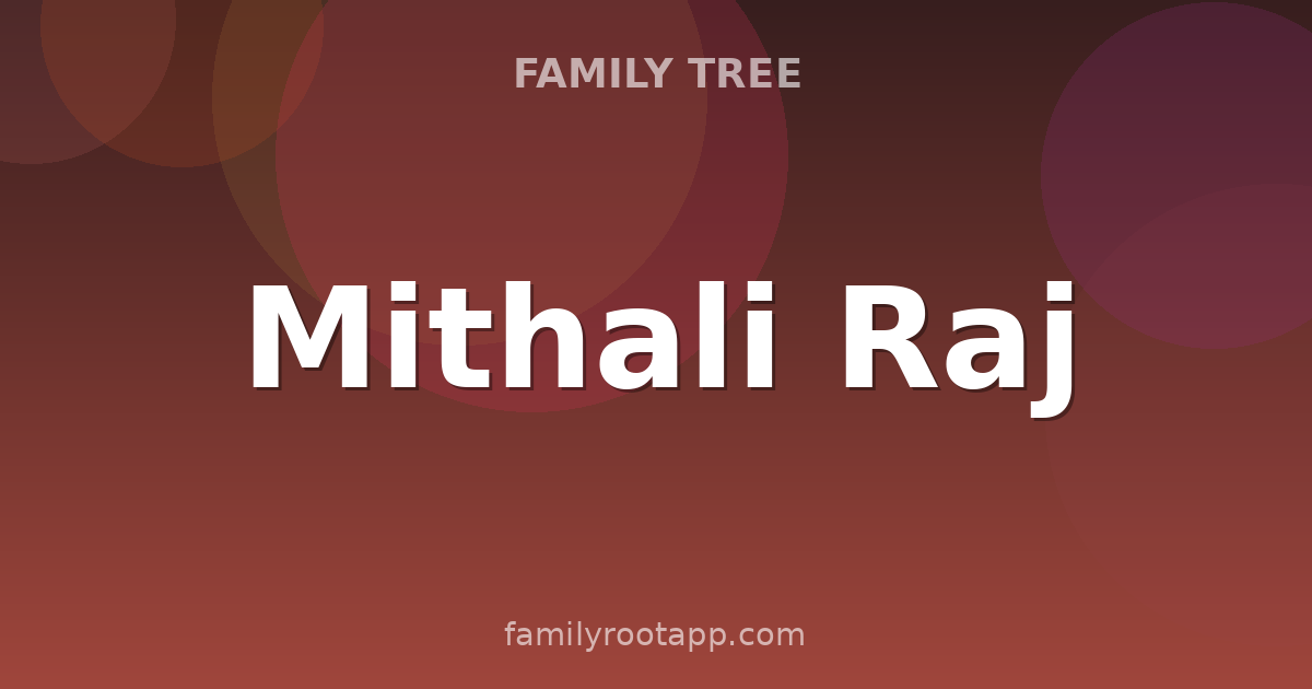 Mithali Raj Family Tree: The Story Behind India's Women's Cricket Legend