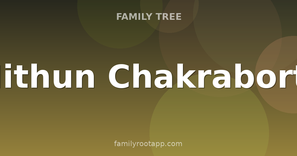 Mithun Chakraborty Family Tree: The Story Behind Disco Dancer's Hero