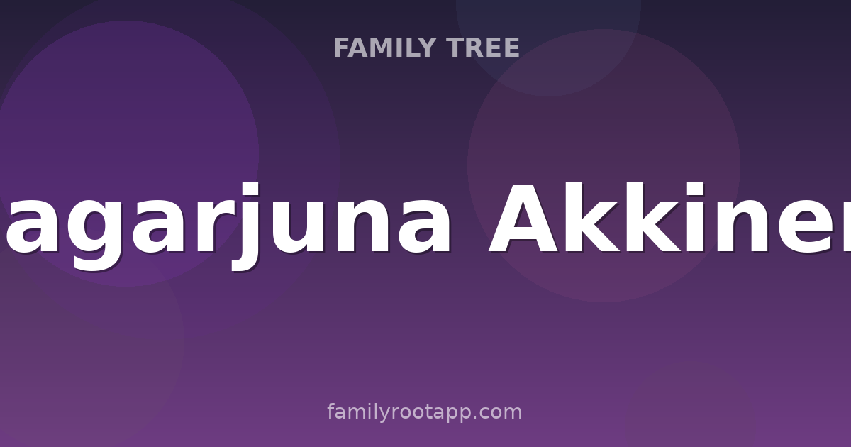 Nagarjuna Akkineni Family Tree: The Story Behind The Akkineni Cinema Dynasty